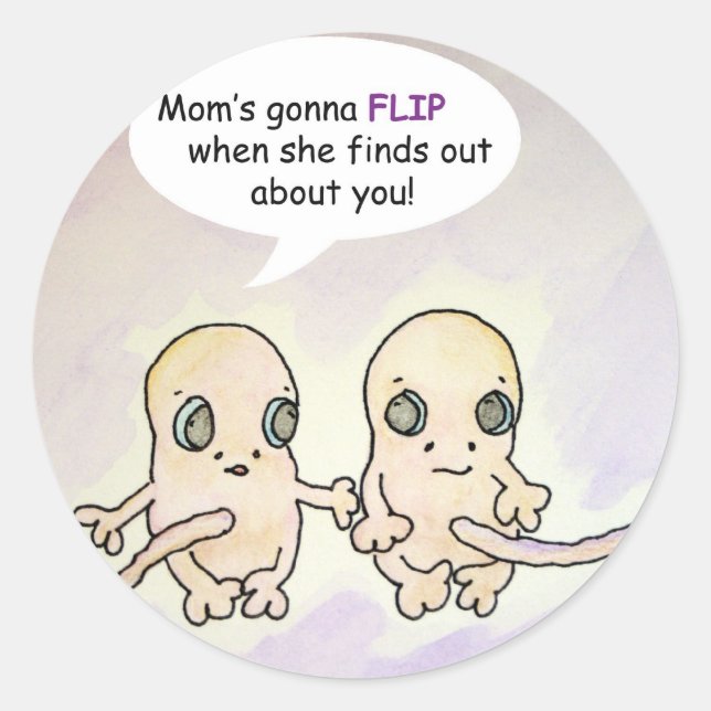 Stickers jumeaux pour maman (Devant)