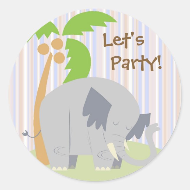 Stickers Jungle Party (Devant)