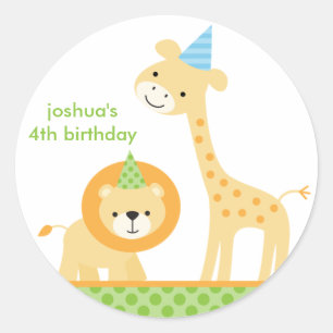 Stickers Jungle Party