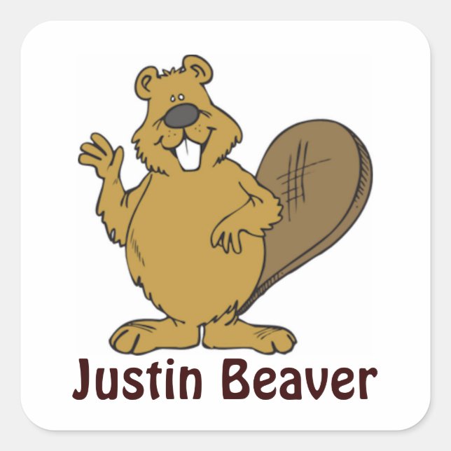 Stickers Justin Beaver (Devant)