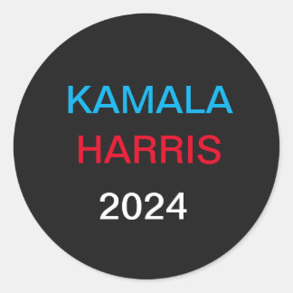 Stickers Kamala Harris Classic Round