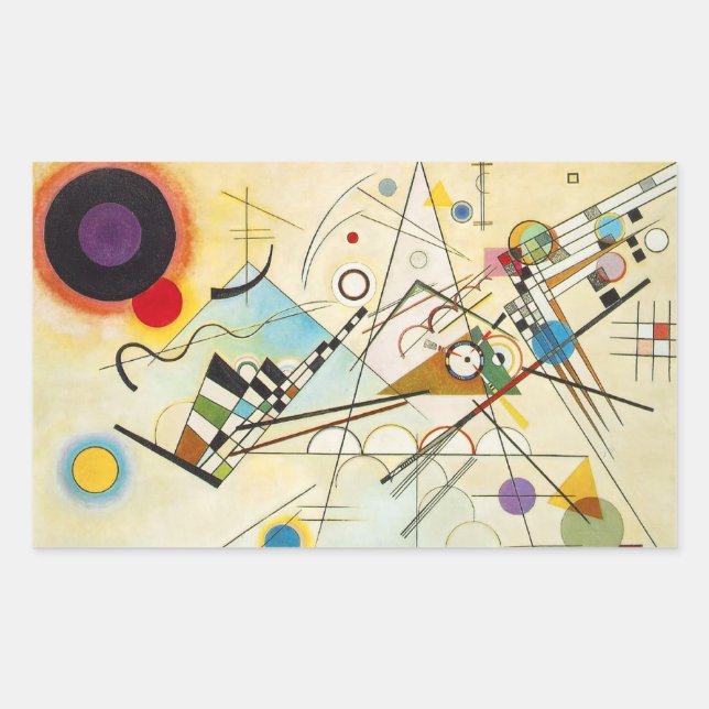 Stickers Kandinsky Composition VIII (Devant)
