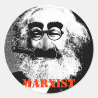 Stickers Karl "MARXIST" feuille de 20