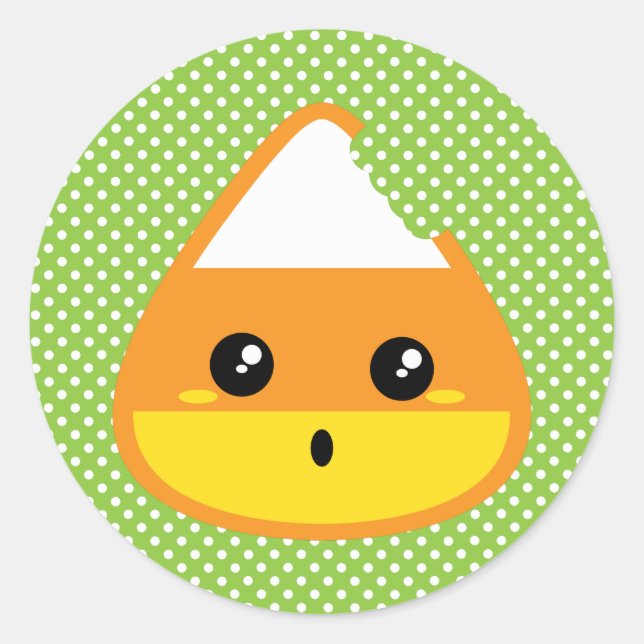 Stickers Kawaii Candy Corn (Devant)