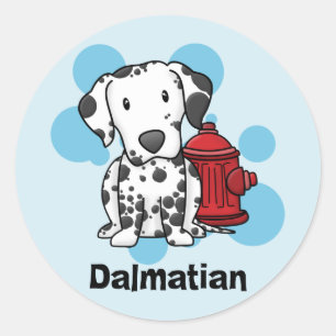 Stickers Kawaii Dalmatien & Fire Hydrant