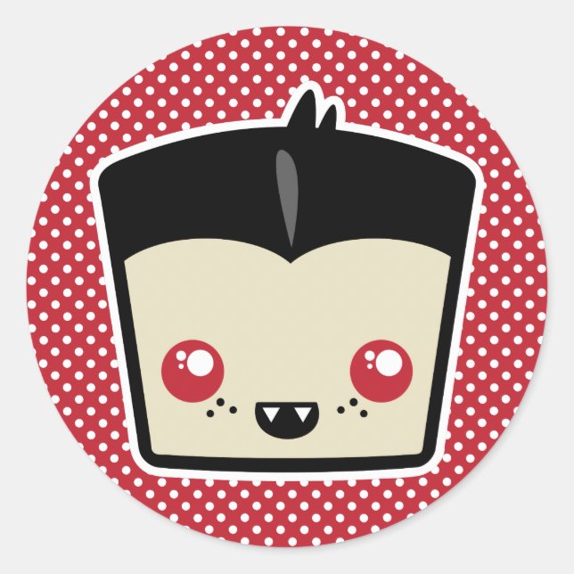 Stickers Kawaii Dracula (Devant)