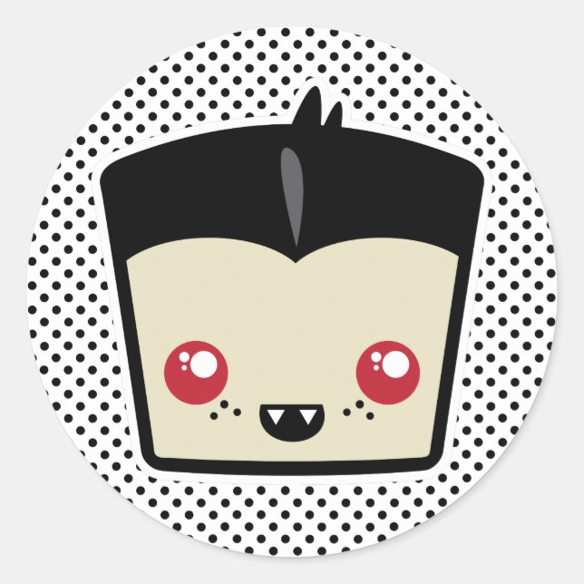 Stickers Kawaii Dracula (Devant)