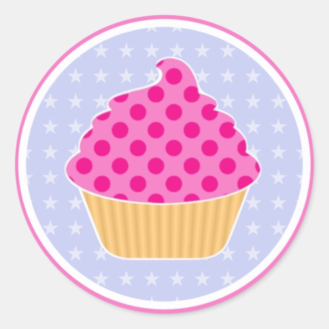 Stickers Kawaii Kooky Cupcake (Devant)