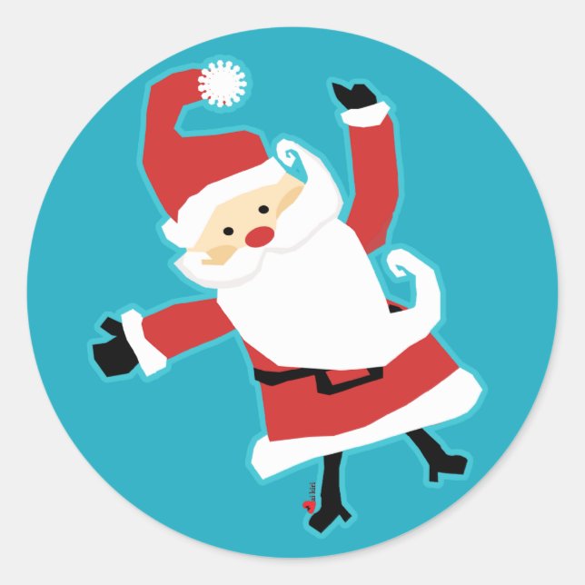 Stickers Kawaii Père Noël (Devant)