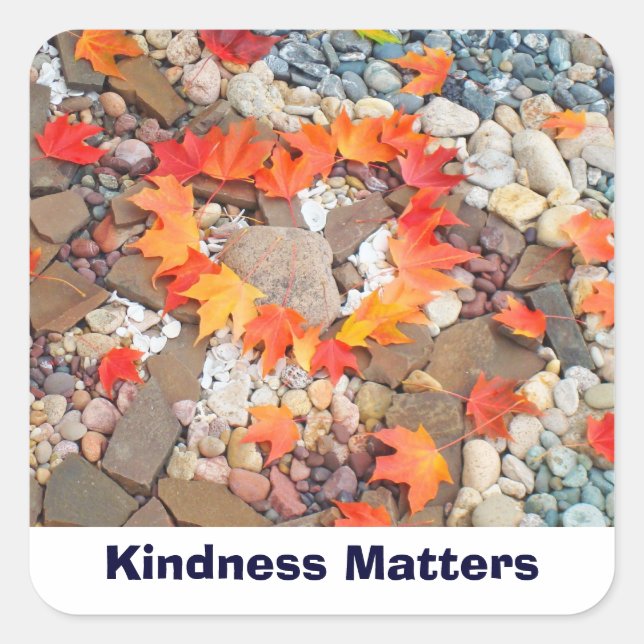 stickers Kindness Matters Inspirational Heart (Devant)