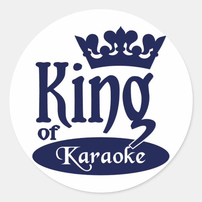 stickers King of Karaoke (Devant)