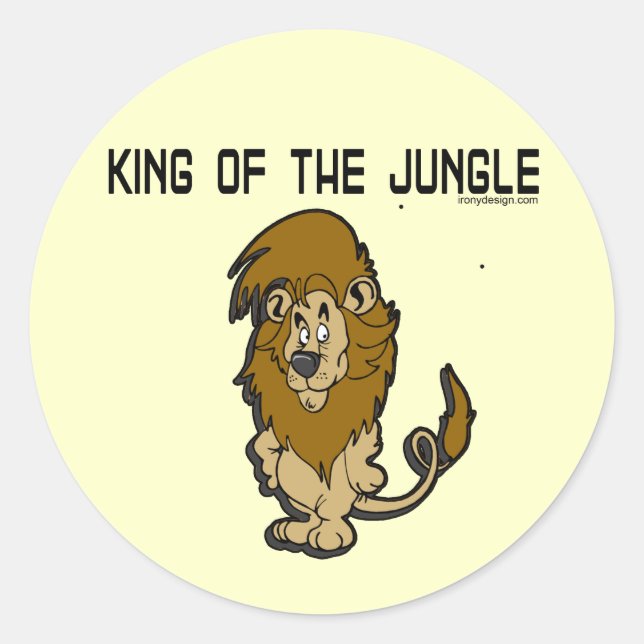 Stickers King of the Jungle (Devant)
