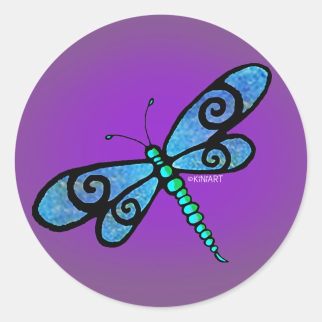 Stickers KiniArt Dragonfly (Devant)