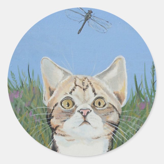 stickers Kitten et Dragonfly (Devant)