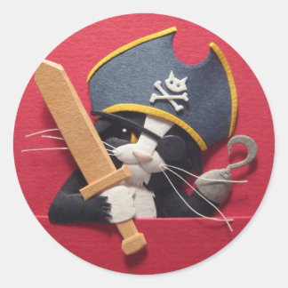 Stickers Kitten Pirate