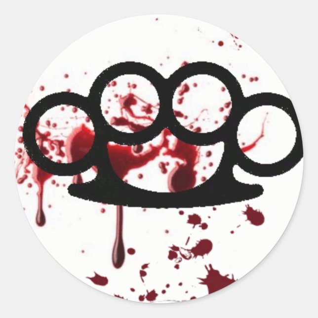 Stickers Knuckkle en laiton (Devant)