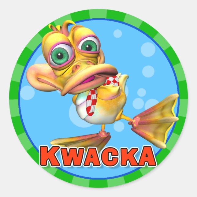 Stickers Kwacka amusants (Devant)