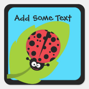 Stickers Ladybug personnalisés