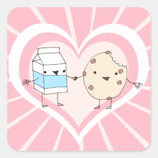 Stickers Lait et Cookie