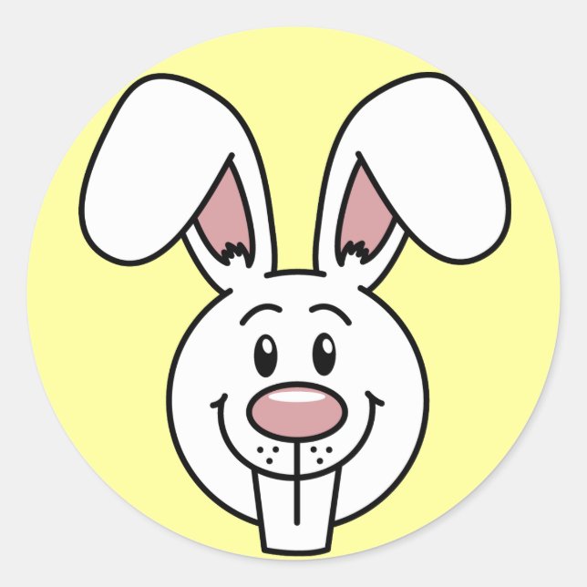 Stickers lapin (Jaune) (Devant)
