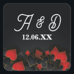 Stickers Las Vegas Initiers Casino Étiquette Nuit<br><div class="desc">Stickers Las Vegas Matching - parfait pour les enveloppes et plus ! Ajoutez vos initiales ! Super mignon collant collants à une collection dans mon magasin.</div>