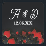 Stickers Las Vegas Initiers Casino Étiquette Nuit<br><div class="desc">Stickers Las Vegas Matching - parfait pour les enveloppes et plus ! Ajoutez vos initiales ! Super mignon collant collants à une collection dans mon magasin.</div>