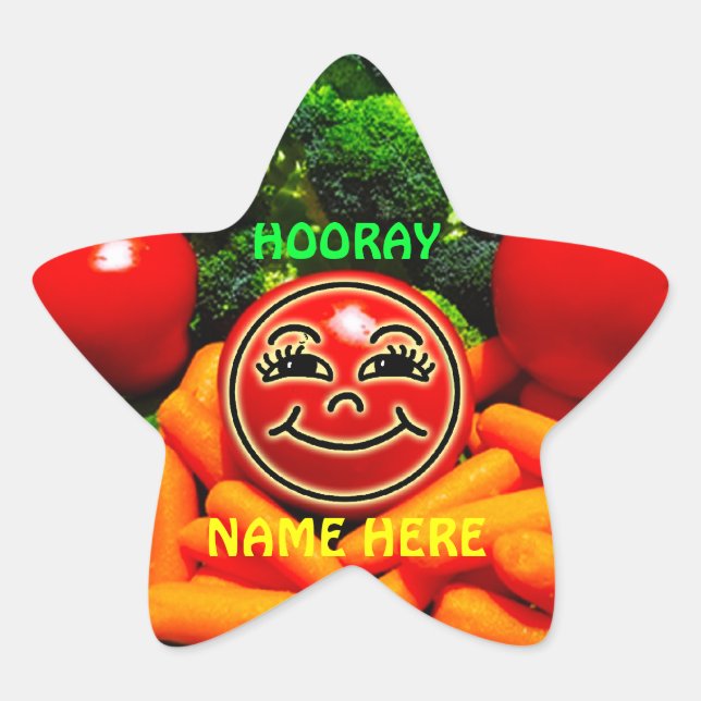 Stickers légumes pour enfants, enfants manger sain (Devant)