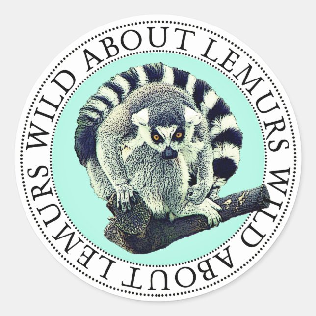 Stickers Lemur (Devant)