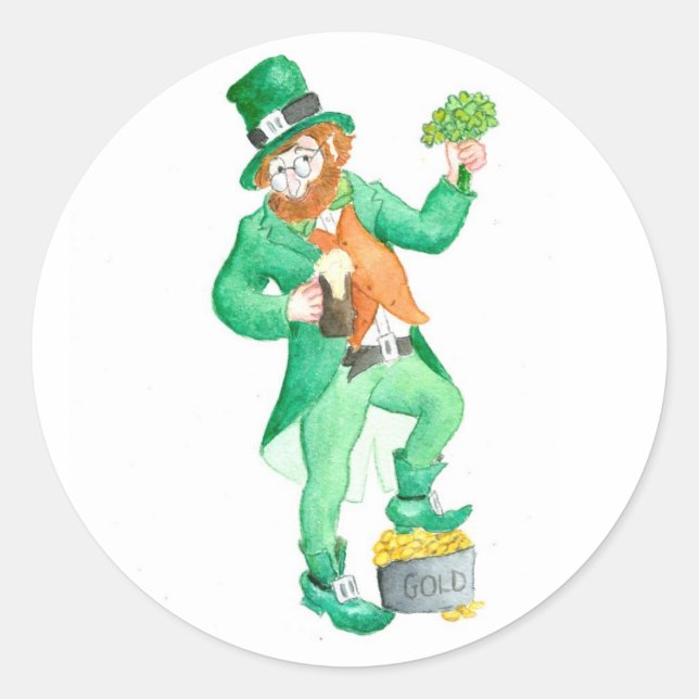 Stickers Leprechaun (Devant)