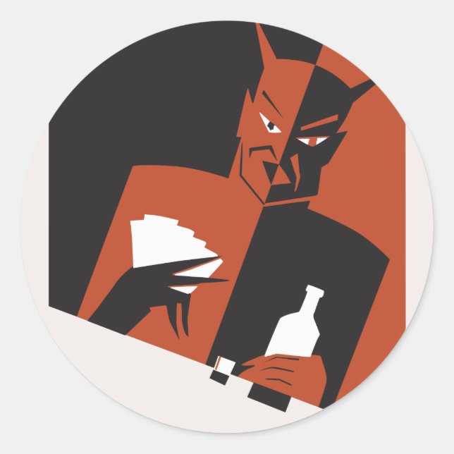 stickers "Les Vices du diable" (Devant)
