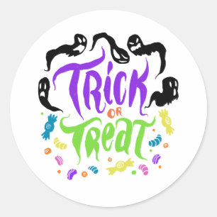 Stickers Lettres éffrayantes : Édition Trick ou Tr
