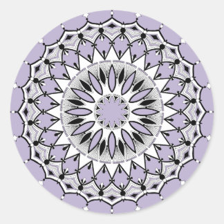 Stickers Lilac Mandala (Design 1)
