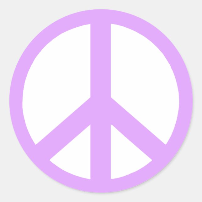 Stickers Lilac Peace (Devant)