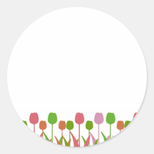 Stickers Line Tulips (Devant)