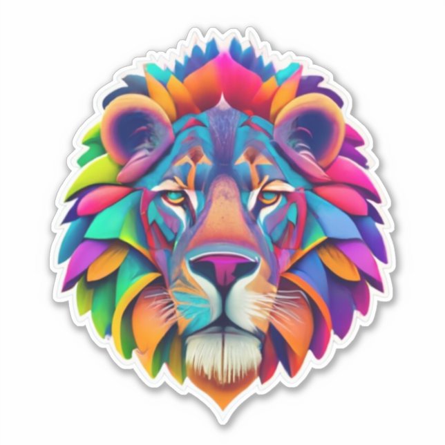 Stickers Lion Pride Pack pour tous les âges (Devant)