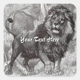 Stickers Lion vintages