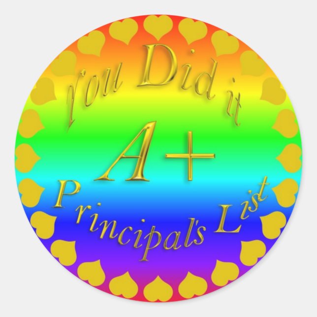 Stickers Liste du directeur (Devant)