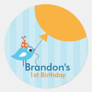 stickers Little Birdie pour le premier anniversair