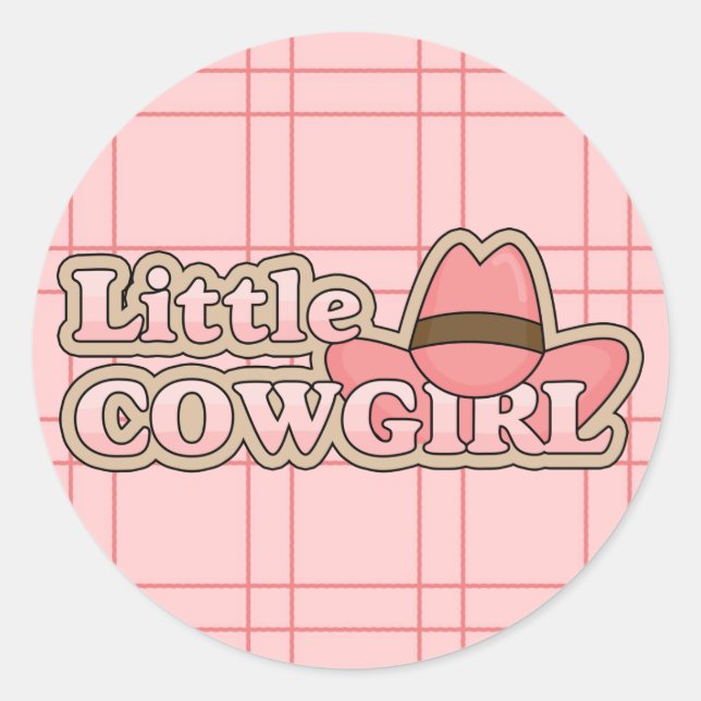 Stickers Little Cowgirl Rose Fun (Devant)