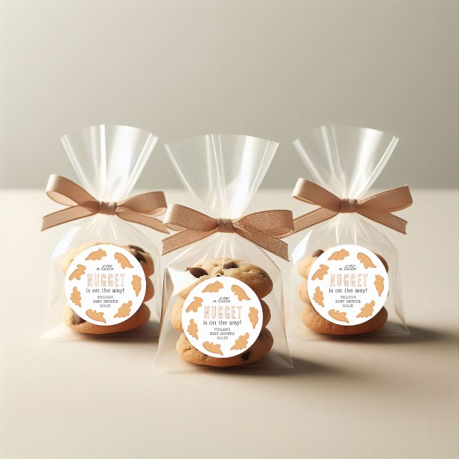 Stickers Little Nugget Baby shower Favoriser (Créateur téléchargé)