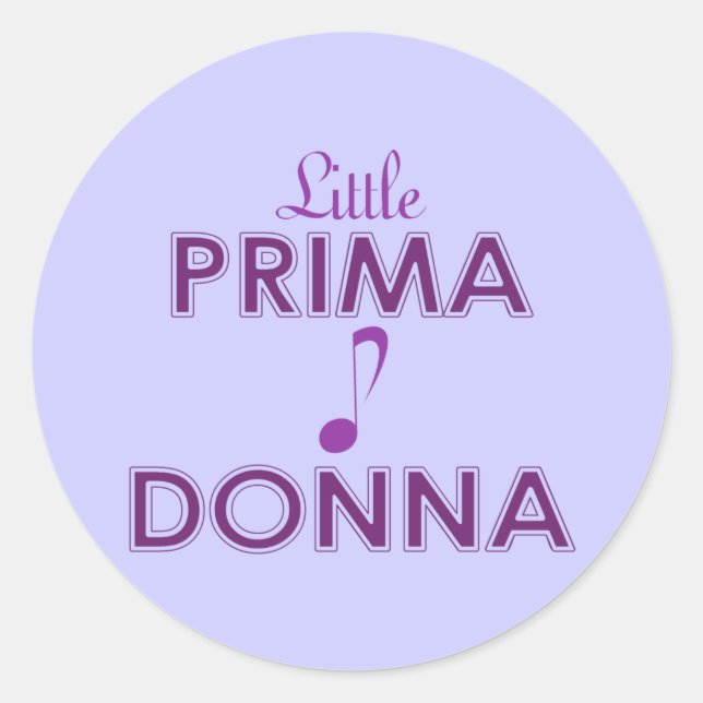 Stickers Little Prima Donna (Devant)
