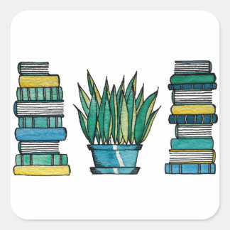 Stickers Livres verts