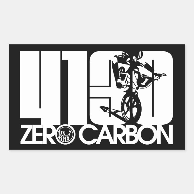 Stickers LixBMX ‘4130 - zéro carbone’ (Devant)