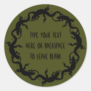 Stickers Lizard Stickers Lizard Art Personnalisé