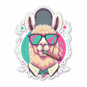 Stickers Llama Étincelle Joie dans chaque détail