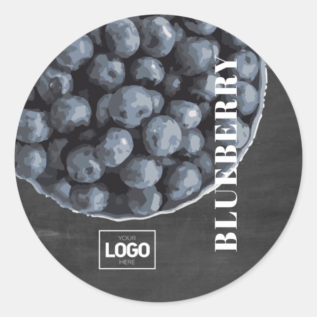Stickers Logo Brandy Blueberry (Devant)