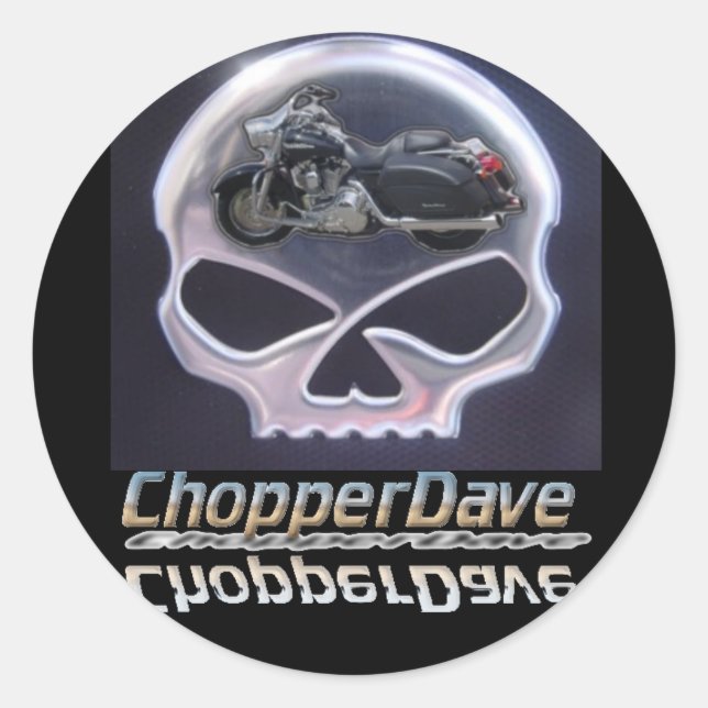 Stickers Logo ChopperDave (Devant)