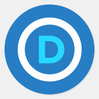 Stickers Logo Démocrate