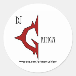 Stickers Logo Dj Grimga