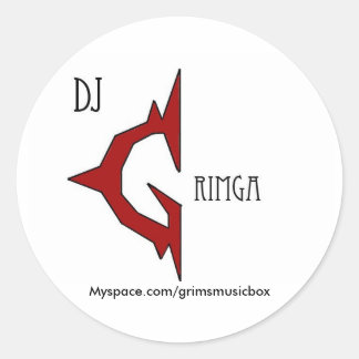 Stickers Logo Dj Grimga